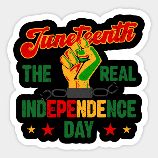 Juneteenth, The real Independence Day, Black History, Freedom Sticker